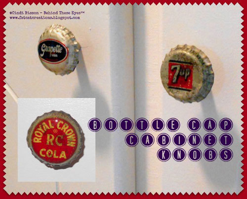 Bottle Cap Cabinet Knobs