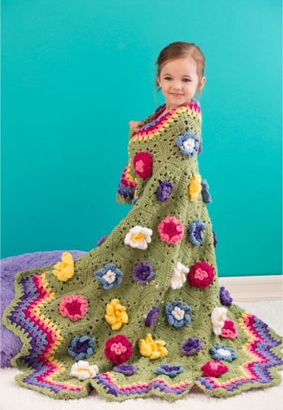 Blooming Hexagon Crochet Afghan Pattern Blooming Hexagon Crochet Afghan Pattern
