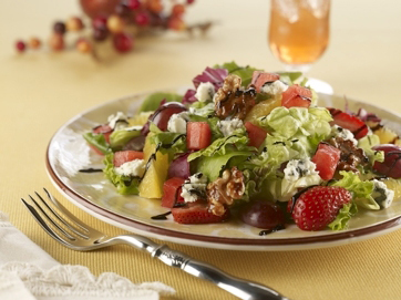 Blue Watermelon Walnut Salad