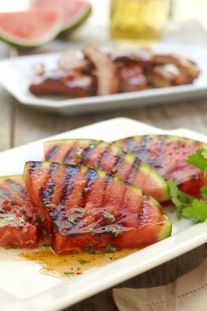 Grilled Spicy Watermelon