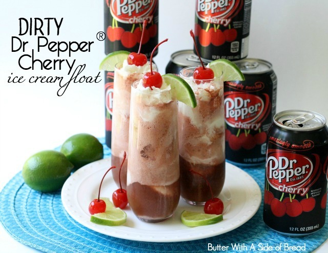 Dirty Dr Pepper Cherry Ice Cream Float