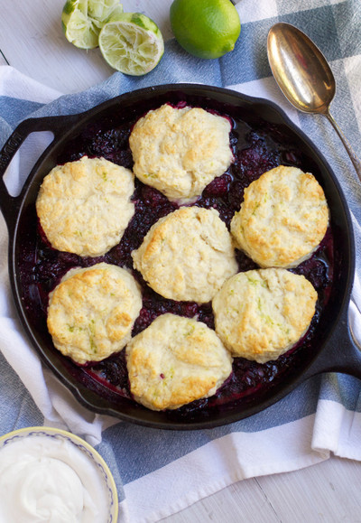 Blackberry Lime Cobbler Blackberry Lime Cobbler