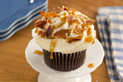 Chocolate Bacon & Sea Salt Cupcakes