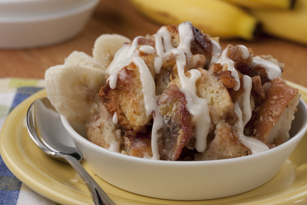 Banana Nut Bread Pudding