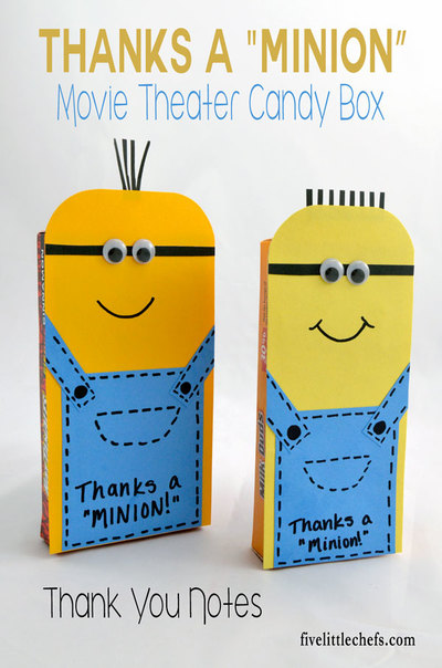 Minion Thank You Note Minion Thank You