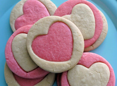 Rolled Heart Valentine Cookie Recipe
