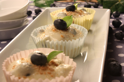Blueberry Cheesecake Minis