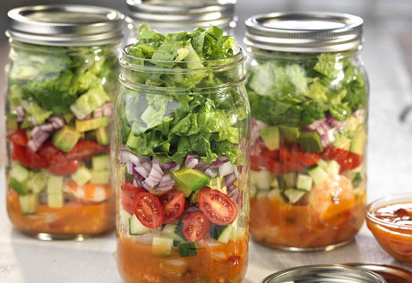 Tropical Salad in a Jar