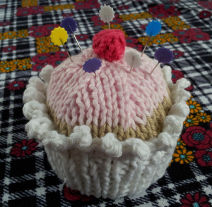 Frosted Cupcake Pincushion
