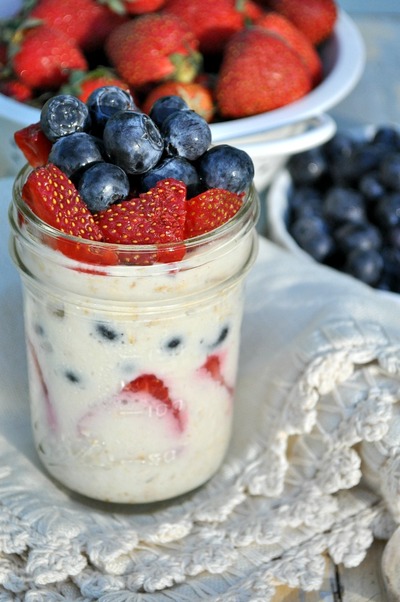 Berry Shortcake Overnight Oats Berry Shortcake Overnight Oats