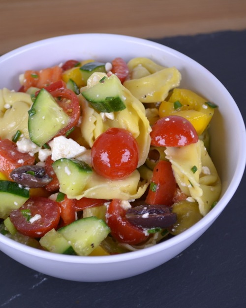 Greek Tortellini Salad Greek Tortellini Salad