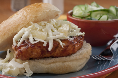 Barbecued Chicken Stack