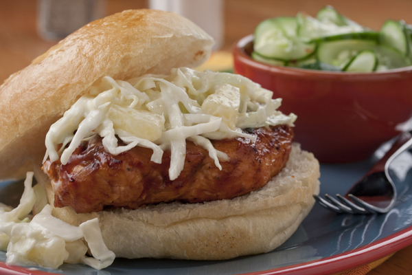 Barbecued Chicken Stack Barbecued Chicken Stack