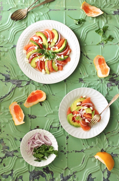 Grapefruit Avocado Salad Grapefruit Avocado Salad