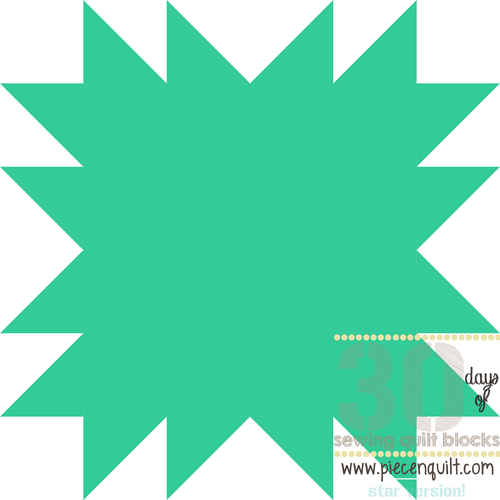 Large Star Quilt Block Pattern Large Star Quilt Block Pattern