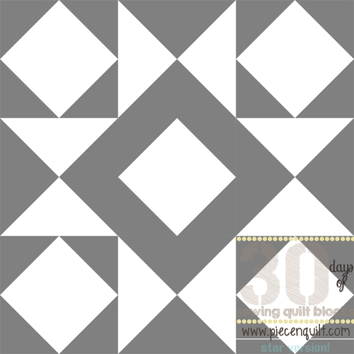 Combination Star Quilt Block Pattern Combination Star Quilt Block Pattern