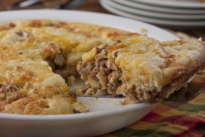 Impossibly Easy Cheeseburger Pie