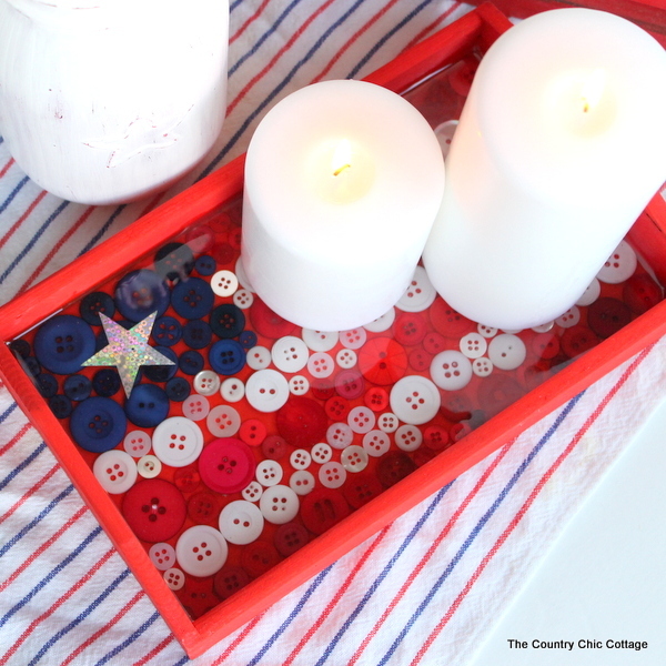 Button Flag Tray Button Flag Tray