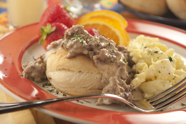 Biscuits with Sausage Gravy