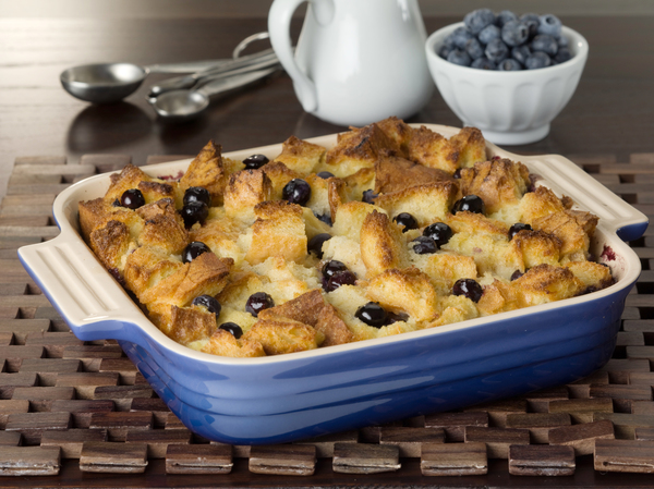 Blueberry Bread Pudding