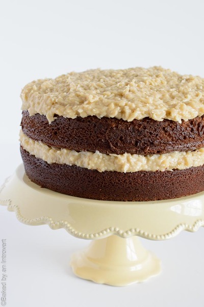 German Chocolate Banana Cake