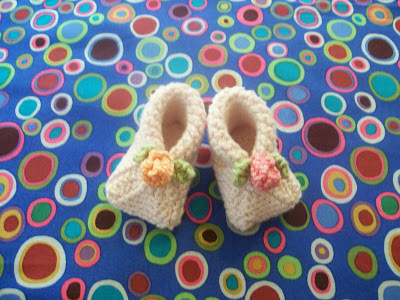 crossover baby booties