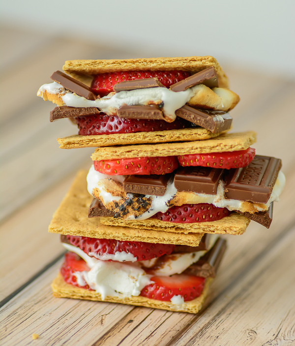 Chocolate Covered Strawberry S'mores