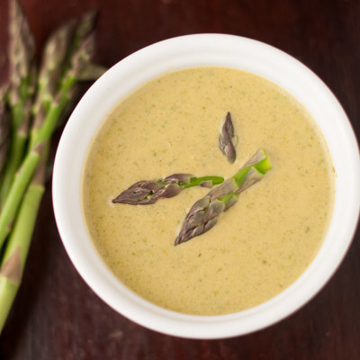 Curried Vegan Asparagus Soup