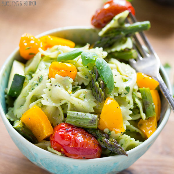 Avocado Pesto Pasta Salad Avocado Pesto Pasta Salad