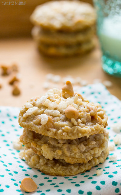 Butterscotch Oatmeal Rice Krispie Cookies Butterscotch Oatmeal Rice Krispie Cookies