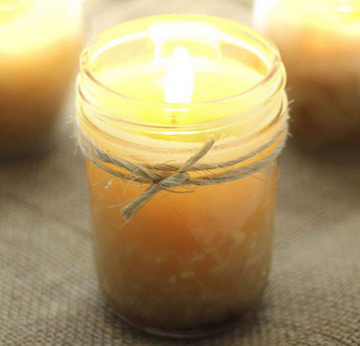 Pumpkin Spice Homemade Candles