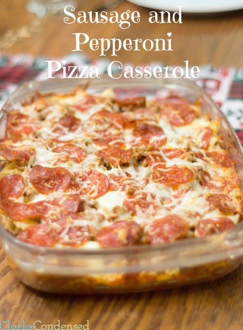 Perfect Pepperoni Pizza Casserole Perfect Pepperoni Pizza Casserole