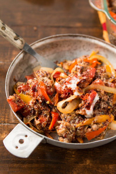 Easy Stuffed Pepper Casserole with Quinoa Easy Stuffed Pepper Casserole with Quinoa