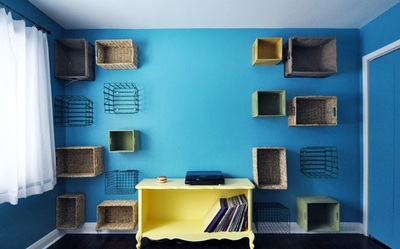 DIY Basket Shelves DIY Basket Shelves