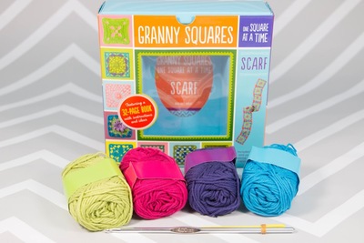 Granny Square Scarf Kit