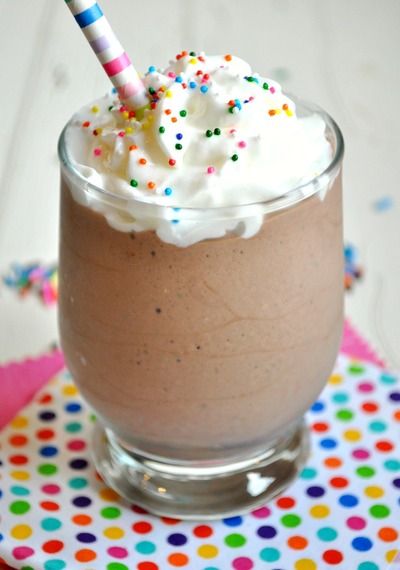 Chocolate Birthday Cake Protein Smoothie Chocolate Birthday Cake Protein Smoothie