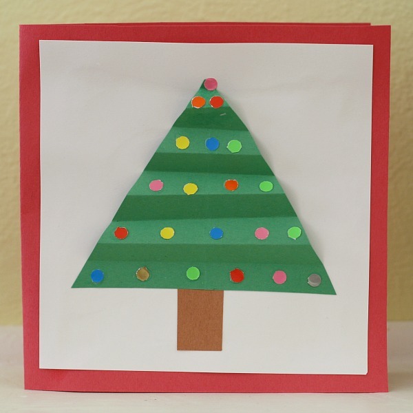 Homemade Christmas Card for Kids Homemade Christmas Card for Kids