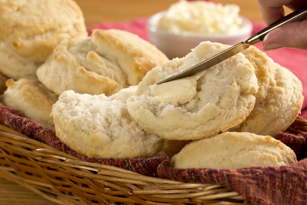 Old-Fashioned Buttermilk Biscuits | MrFood.com