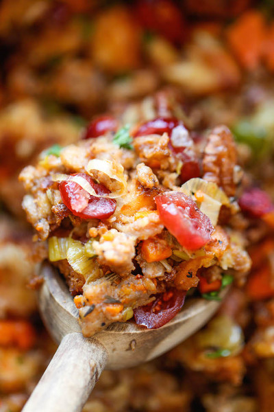 Easy Cranberry Pecan Stuffing Easy Cranberry Pecan Stuffing