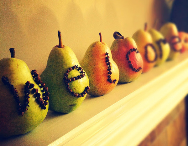 Pear and Clove DIY Fall Decoration Pear and Clove DIY Fall Decoration