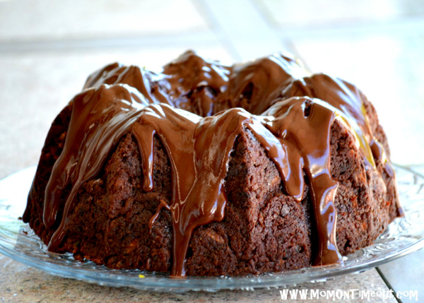 Glazed Chocolate Zucchini Cake Glazed Chocolate Zucchini Cake