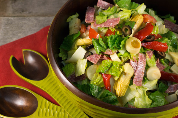 Garbage Salad with Vinaigrette Dressing Garbage Salad with Vinaigrette Dressing