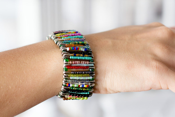 Sweet Safety Pin DIY Bracelet Sweet Safety Pin DIY Bracelet