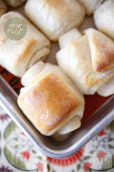 Easy Copycat Lion House Rolls