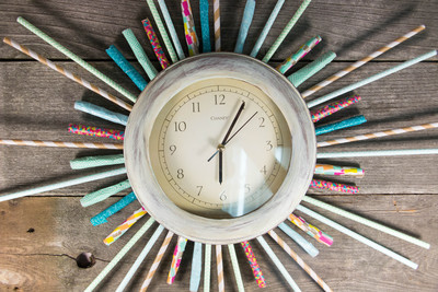 Timepiece Toilet Paper Roll Craft