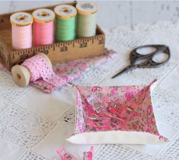 Charm Square Fabric Tray