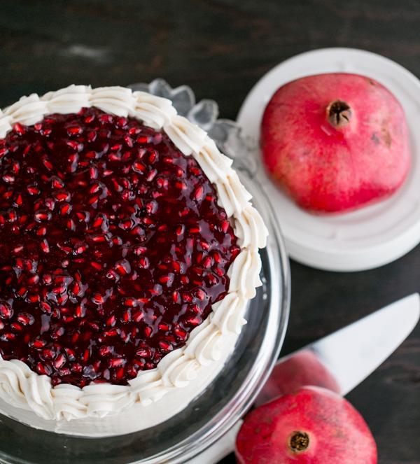 Pomegranate Holiday Cake Pomegranate Holiday Cake