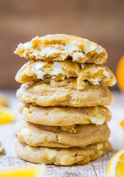 Orange Creamsicle White Chocolate Chip Cookies Orange Creamsicle White Chocolate Chip Cookies
