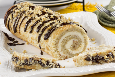 Banana Bread Roll