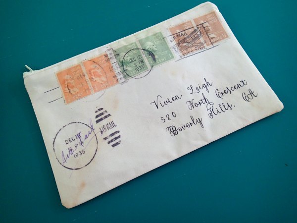 Letters from the Past DIY Clutch